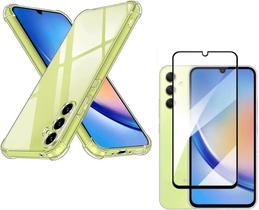 Capa Capinha Anti Impacto e Película de Vidro 3D Compatível Com Samsung Galaxy A54 5G
