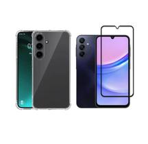 Capa Capinha Anti Impacto e Pelicula Vidro 3d Para Samsung Galaxy A25