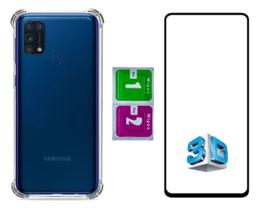 Capa Capinha Anti Impacto Para Galaxy M31 + Pelicula 3d