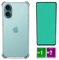 Capa Capinha Anti Impacto Para Iphone 16 + Pelicula Ceramica