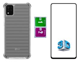 Capa Capinha Anti Impacto Para LG K42 K52 K62 + Pelicula 3d