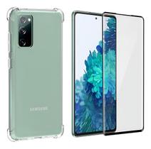 Capa Capinha Anti Impacto Para Samsung Galaxy S20 Fe S20fe / S21 Fe S21 fe Transparente + Pelicula Capa Capinha Anti Impacto Para Samsung Galaxy S20 Fe S20fe / S21 Fe S21 fe Transparente + Pelicula