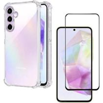 Capa Capinha Anti Impacto + Película 3D Compatível Com Samsung Galaxy A55