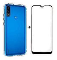 Capa Capinha Anti Impacto + Pelicula 3d Para Moto E7 Power