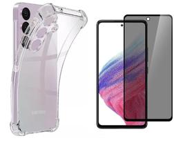 Capa Capinha Anti Impacto + Pelicula Anti Espiã Galaxy Samsung M35 Capa Capinha Anti Impacto + Pelicula Anti Espiã Galaxy Samsung M35