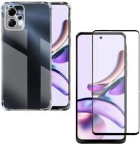 Capa Capinha Anti Impacto + Película de Vidro 3D Para Moto G13 Tela De 6,5 Polegadas
