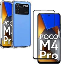 Capa Capinha Anti Impacto + Película de Vidro 3D Para Poco M4 Pro 5G Tela De 6,6 Polegadas