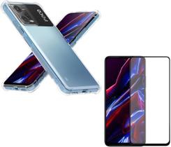 Capa Capinha Anti Impacto + Película de Vidro 3D Para Poco X5 Tela De 6,67 Polegadas