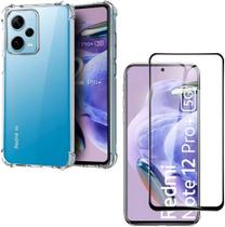 Capa Capinha Anti Impacto + Película de Vidro 3D Para Redmi Note 12 Pro Plus 5G Tela De 6,67 Polegadas