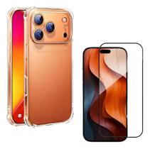 Capa Capinha Anti Impacto + Película Premium 9D Cerâmica Para iPhone 17, 17 Air, 17 Pro e 17 Pro Max