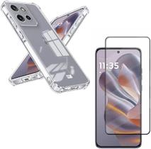 Capa Capinha Anti Impacto + Película Premium de Vidro 3D Compatível Com Moto Edge 50 NEO 5G - (Hard