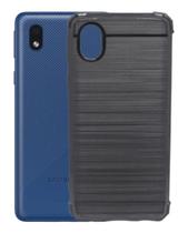 Capa Capinha Anti Impacto Preta Para Galaxy A01 Core Capa Capinha Anti Impacto Preta Para Galaxy A01 Core