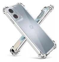 Capa Capinha Anti Impacto Transparente e Película 3D Para Motorola G35 - XS Acessórios