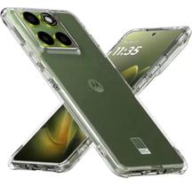 Capa Capinha Anti Impacto Transparente e Película Para Motorola Moto Edge 70 Capa Capinha Anti Impacto Transparente e Película Para Motorola Moto Edge 70