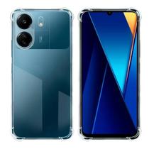 Capa Capinha Anti Impacto Transparente e Película Para Xiaomi Poco C65