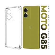 Capa Capinha Anti Impacto Transparente + Película De Ceramica Fosca Para Moto G85 5G Xt2427 6.67