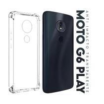 Capa Capinha Anti Impacto Transparente + Película De Hydrogel HD Para Moto G6 Play Xt1922 5.7 Capa Capinha Anti Impacto Transparente + Película De Hydrogel HD Para Moto G6 Play Xt1922 5.7