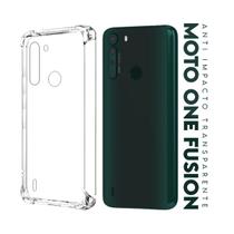 Capa Capinha Anti Impacto Transparente + Película De Hydrogel HD Para Moto One Fusion Xt2073 6.5 Capa Capinha Anti Impacto Transparente + Película De Hydrogel HD Para Moto One Fusion Xt2073 6.5