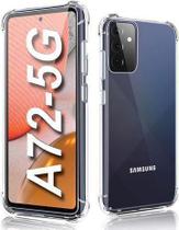 Capa Capinha Anti Impactos + Pelicula 9D de Vidro P/ Samsung Galaxy A72 Tela 6,7