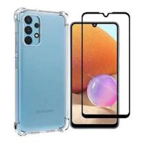 Capa Capinha Anti Queda e Impacto Transparente + Película 3D Em Vidro Galaxy A33