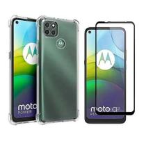 Capa Capinha Anti Queda Moto G9 Power + Pelicula Vidro 3d