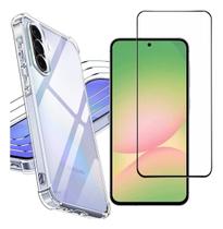 Capa Capinha Anti Queda Para Galaxy A56 6.7 + Película 3d