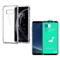 Capa Capinha Anti Queda para Samsung Galaxy S8 Tela de 5.8 Polegadas + Película 9D Premium Cerâmica Full Protection