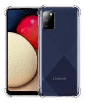 Capa Capinha Anti Queda Reforçada Tpu Galaxy A02s + Pelicula 3d