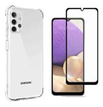 Capa Capinha Anti Queda Samsung Galaxy A32 + Pelicula Vidro