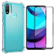 Capa Capinha Anti Quedas Motorola Moto E20 + Película 3D Premium