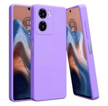 Capa Capinha Anti Shock Aveludada e Película 3D Para Motorola Moto G05