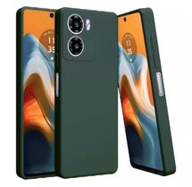 Capa Capinha Anti Shock Aveludada e Película 3D Para Motorola Moto G05