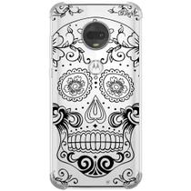 Capa capinha anti shock motorola moto g7 caveira 0014