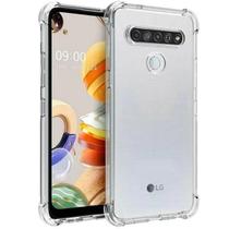 Capa Capinha Anti Shock Para LG K51s + Película De Vidro Temperado 3D Capa Capinha Anti Shock Para LG K51s + Película De Vidro Temperado 3D