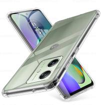 Capa Capinha Anti Shock Para Moto G54 5G Transparente Com Bordas