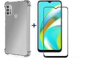 Capa Capinha Anti Shock + Pelicula 3d Cobre Td Para Moto G30 Capa Capinha Anti Shock + Pelicula 3d Cobre Td Para Moto G30