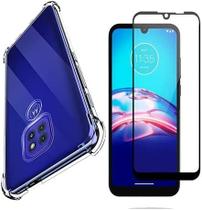 Capa Capinha Anti Shock + Pelicula 3d Para Moto E7 Power Capa Capinha Anti Shock + Pelicula 3d Para Moto E7 Power