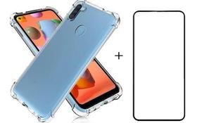 Capa Capinha Anti Shock + Pelicula 3d Vidro Para Galaxy A11 Capa Capinha Anti Shock + Pelicula 3d Vidro Para Galaxy A11