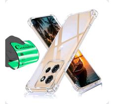 Capa Capinha Anti Shock + Película Cerâmica Para Moto Edge 50 Neo