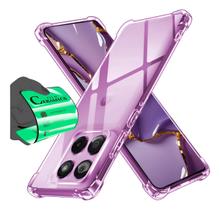 Capa Capinha Anti Shock + Película Cerâmica Para Moto G86 G86 5g