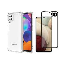 Capa Capinha Anti Shock + Película De Vidro 3D Galaxy A12