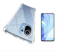 Capa Capinha Anti Shock + Pelicula Vidro Mi 11 Lite