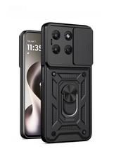 Capa Capinha Armadura Para Motorola Moto G47 5G Cor:Preto