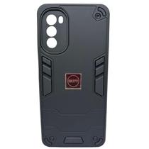 Capa Capinha Armadura Resistente Preta Para Motorola Moto G52/G82 Anti impactos