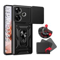 Capa Capinha Armor Anti Choque Militar Ring Luxo Para Redmi 13 5G - Protetora