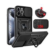 Capa Capinha Armor Militar Anti Impacto P/ iPhone 15 Pro Max - Protetora