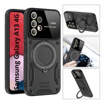 Capa Capinha Armor MIlitar Galaxy A13 4g Protetor Câmera Suporte 360 Metalico e Magnetico Indução