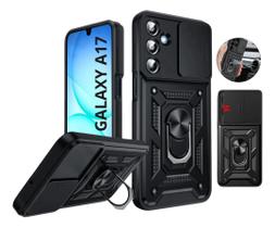 Capa Capinha Armor Militar Galaxy A17 Blindada Anti Impacto Proteção De Câmera Anel 360 Suporte Imã