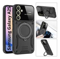 Capa Capinha Armor Militar Galaxy A25 5g Protetor Câmera Suporte 360 Metalico e Magnetico Indução