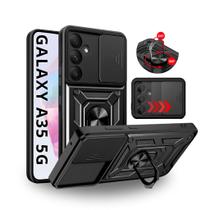 Capa Capinha Armor Militar Galaxy A35 5g Anti Impacto Proteção Câmera Anel 360 Suporte e Imã Capa Capinha Armor Militar Galaxy A35 5g Anti Impacto Proteção Câmera Anel 360 Suporte e Imã